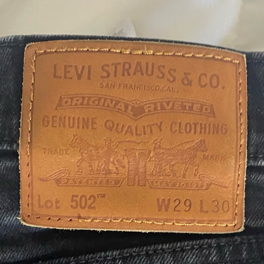 502 Levi’s jeans, waist 29 length 30